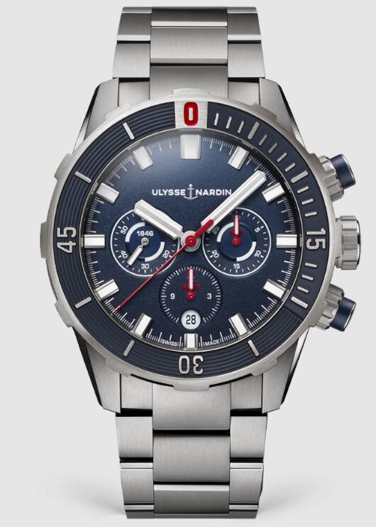 Ulysse Nardin Diver Chronograph 44mm Replica Watch Price 1503-170-7M/93